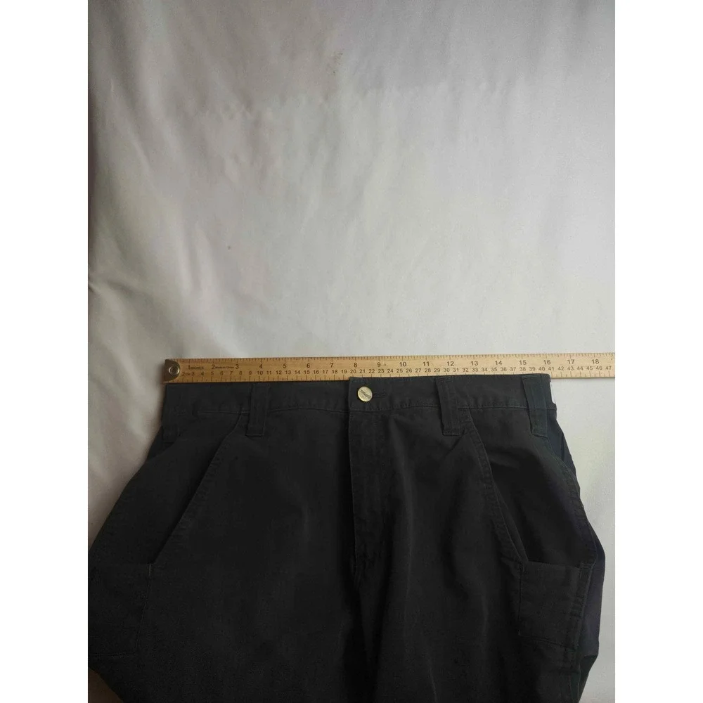 Carhartt Mens Ripstop Work Pants Charcoal Gray 32x28 Straight Leg Utility